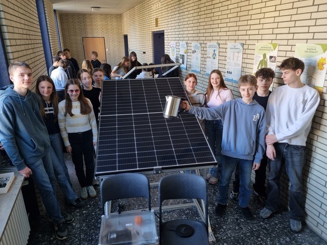PV Anlage für Schulklasse
